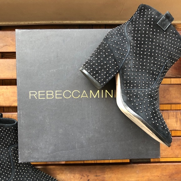 Rebecca Minkoff Blake Studded Black Booties - Picture 9 of 9